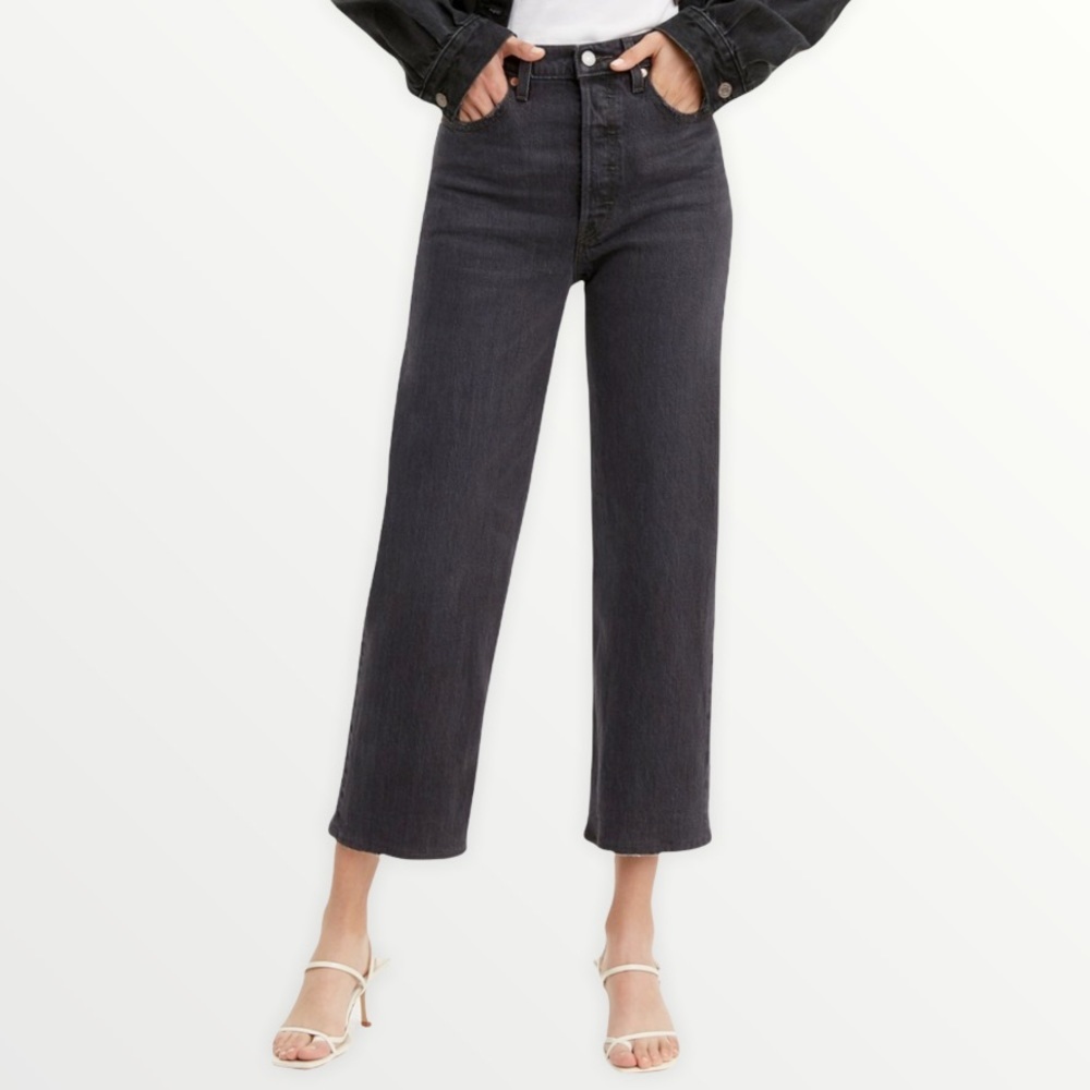 Levi’s Ribcage Ankle Straight High Rise Jeans 32x27